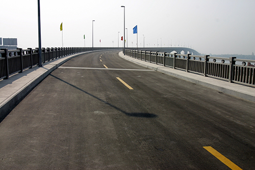 Dnaleshari River Highway Bridge in Bangladesh